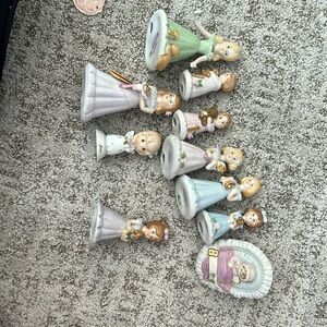 Enesco "Growing Up" collectible birthday girl figurines